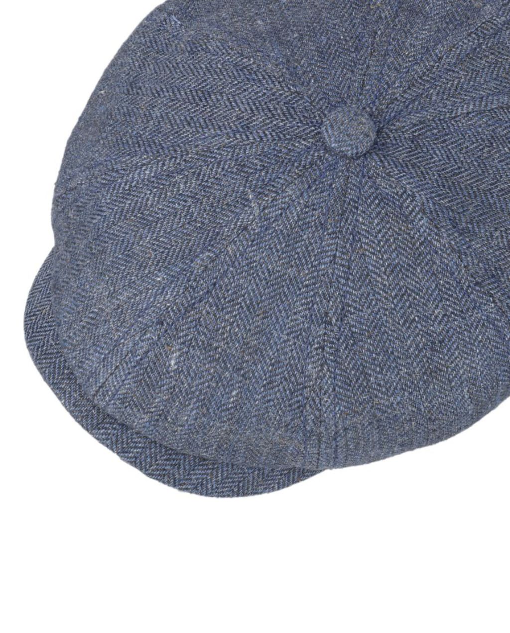 HATTERAS VINTA LEINEN FLATCAP blau