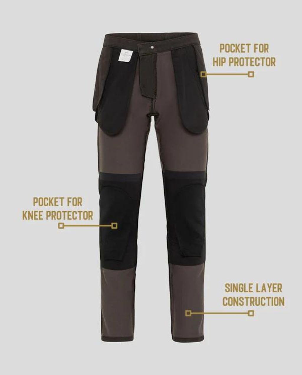 TWEED CHINO TAPERED 10442  slim dark grey