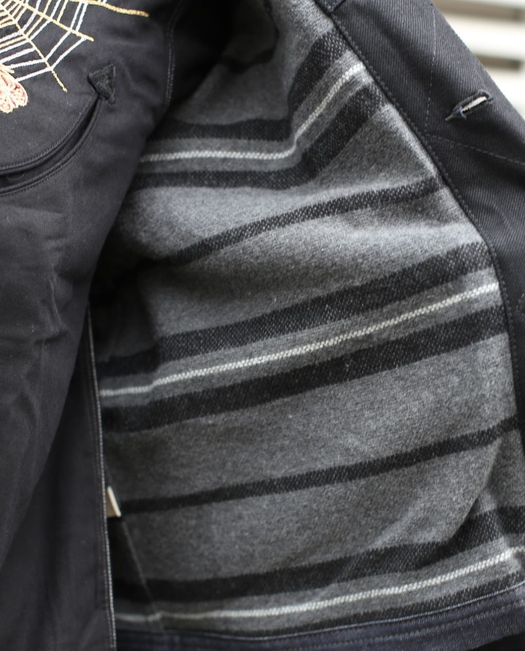 STORM RIDER JACKET DRY BLACK DENIM