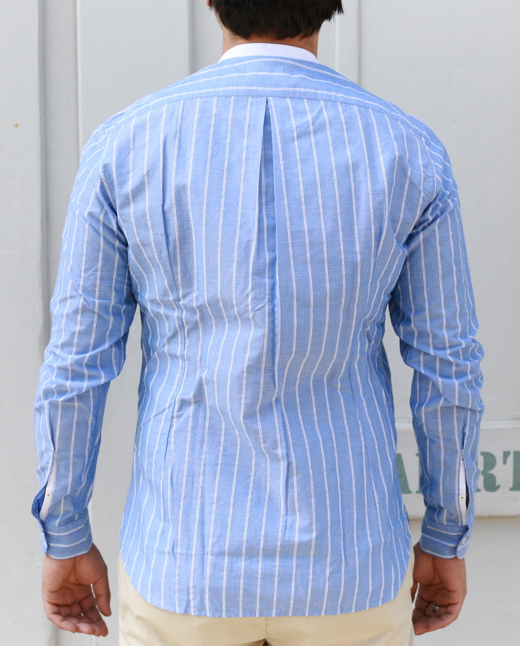 STRIPED SHIRT BLUE/WHITE slim fit