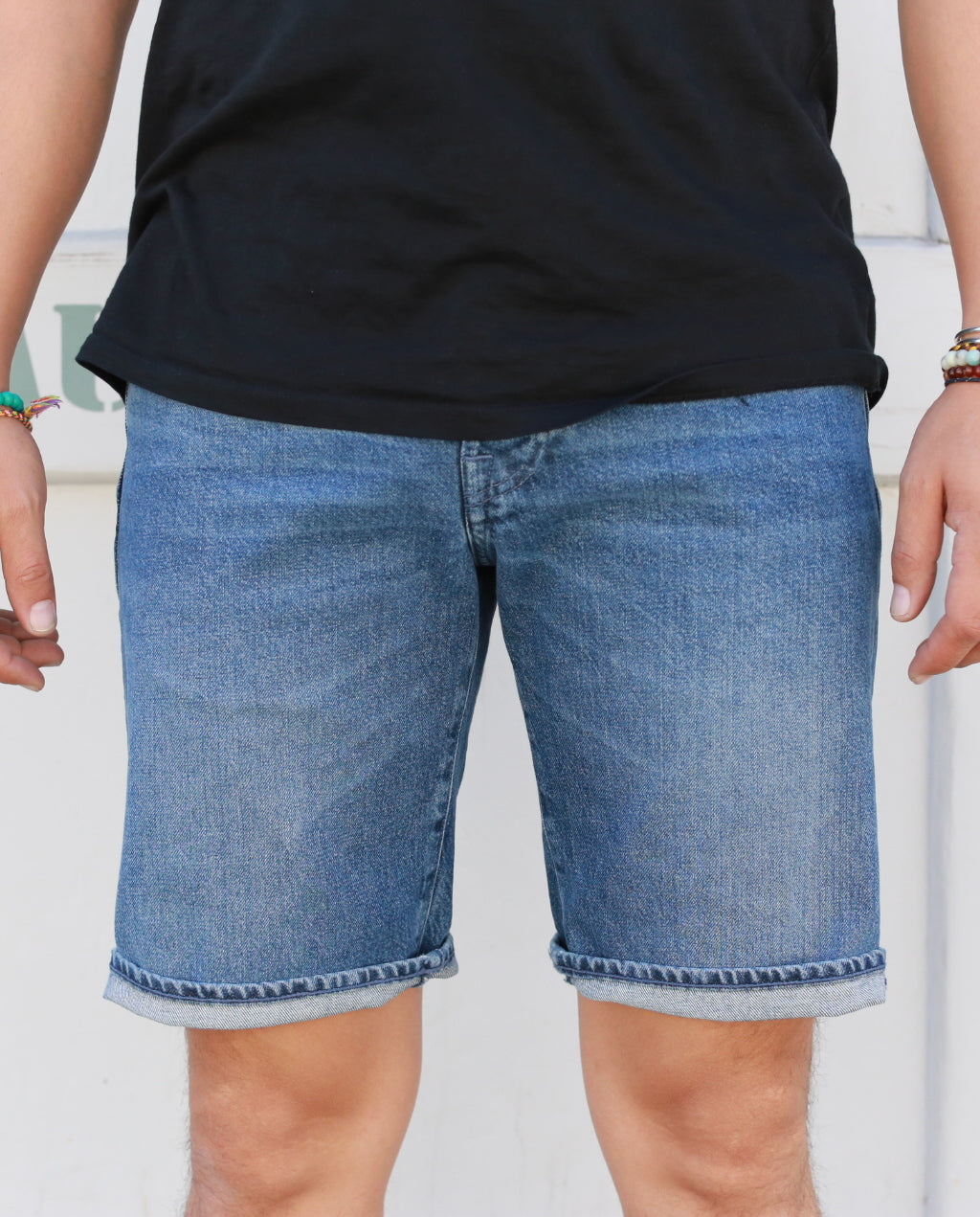 ED-55 PLATINUM BLUE COTTON DENIM 12.25oz midori wash