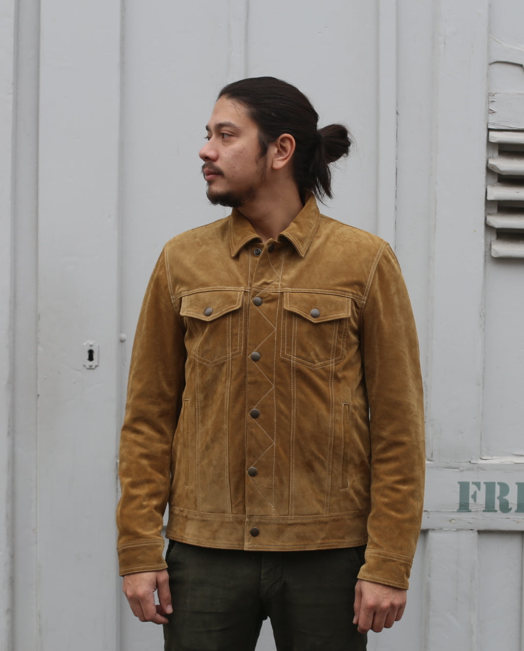 TRUCKER JACKET SUEDE