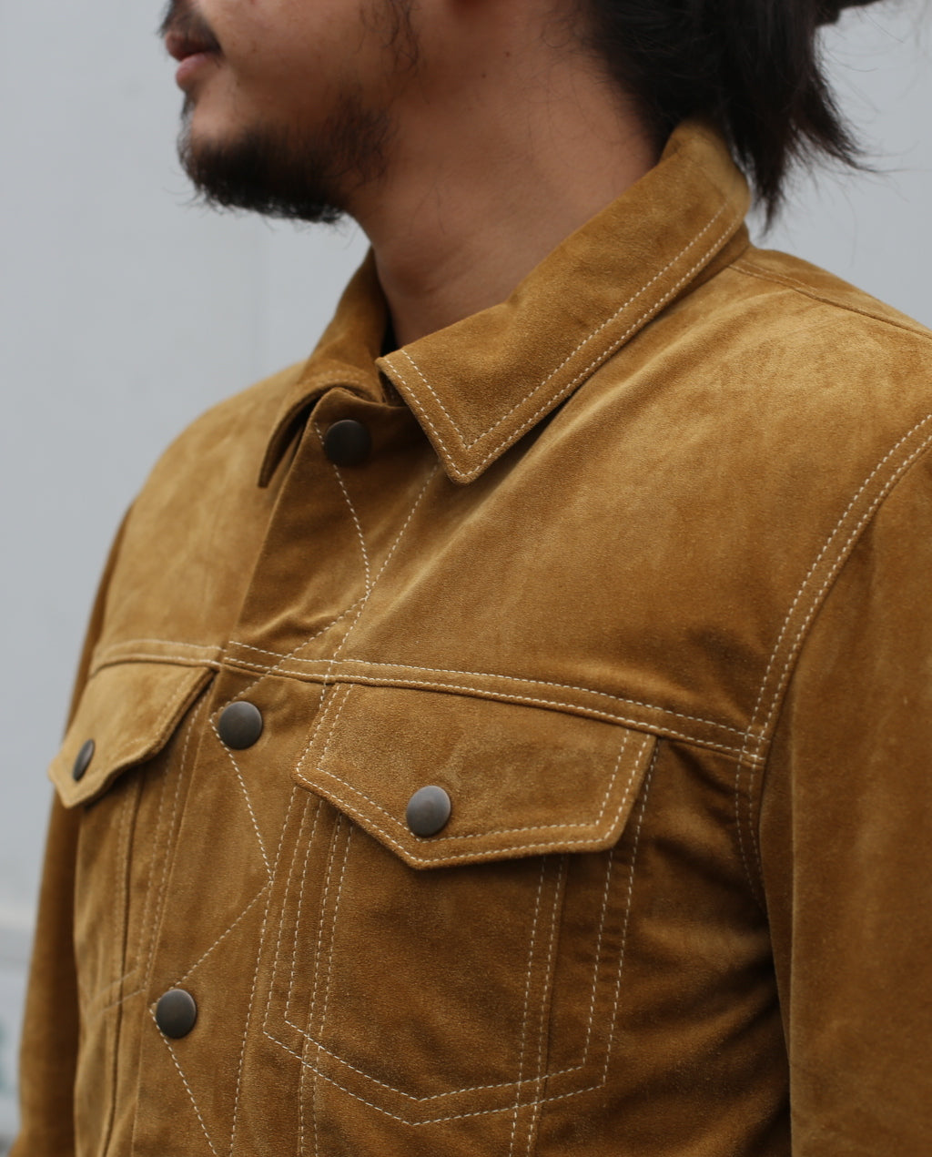 TRUCKER JACKET SUEDE