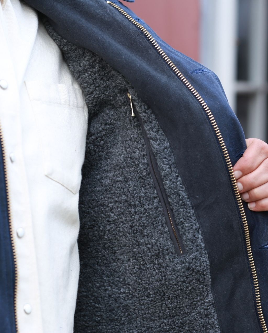 NEW DECK JACKET navy