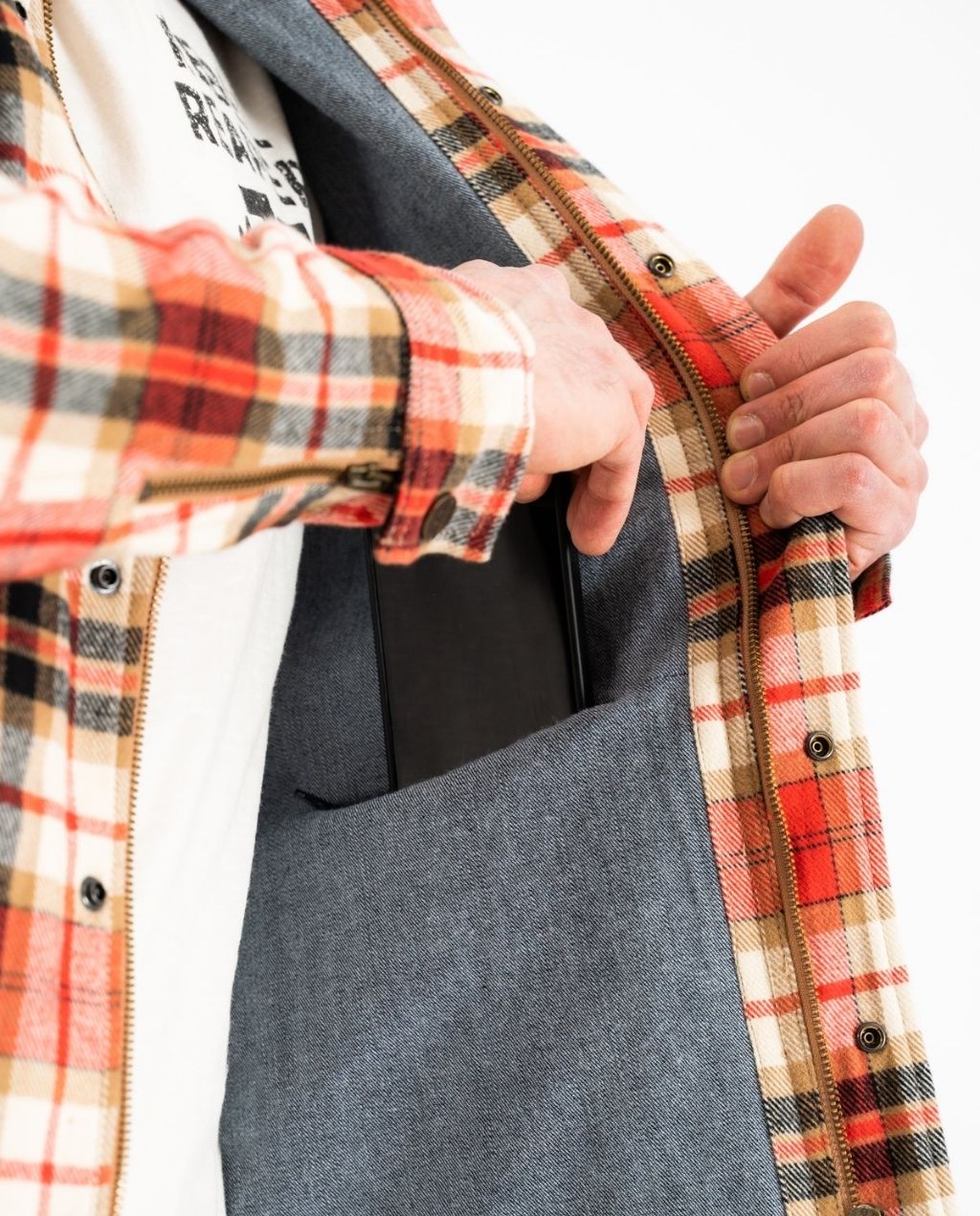 PHOENIX RIDER SHIRT RED/BLK 54661