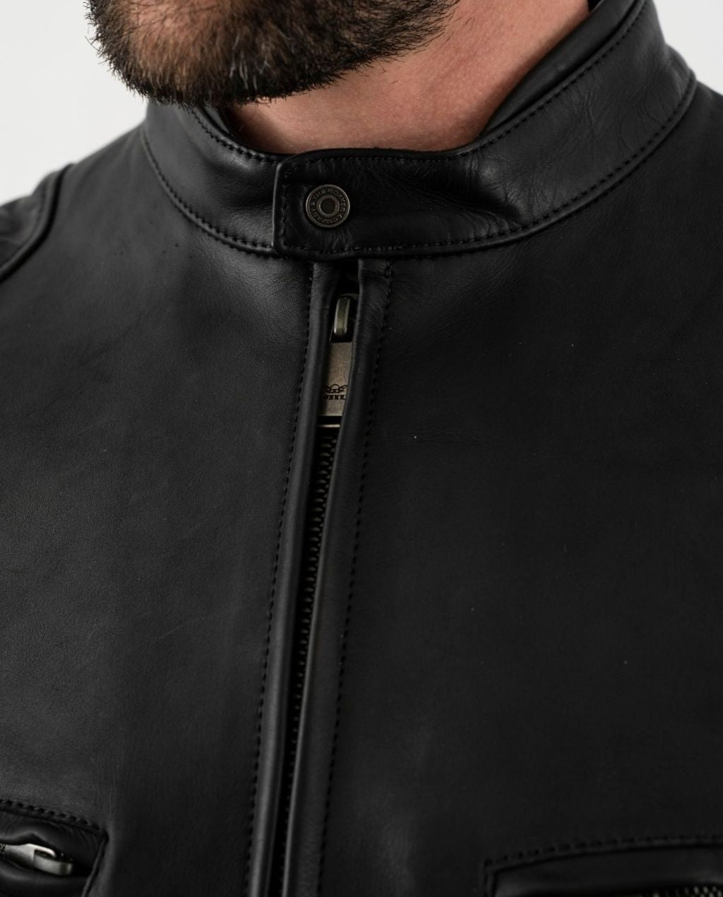 GOODWOOD LEATHER JACKET BLK