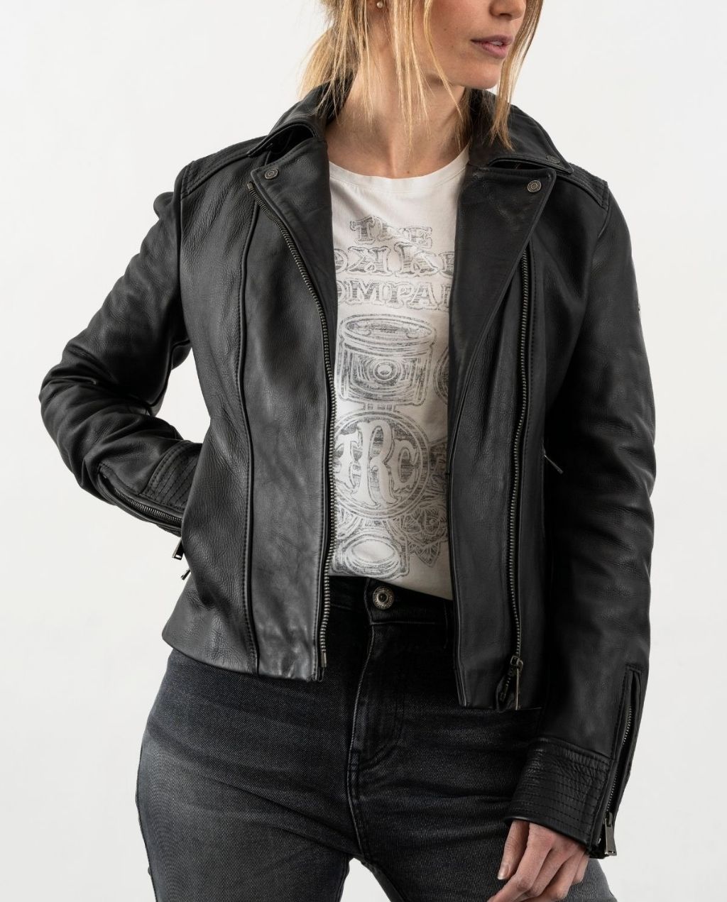 BONNY LEATHER JACKET BLK