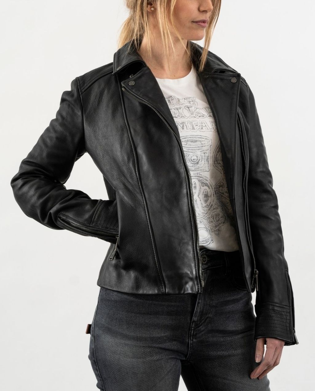 BONNY LEATHER JACKET BLK