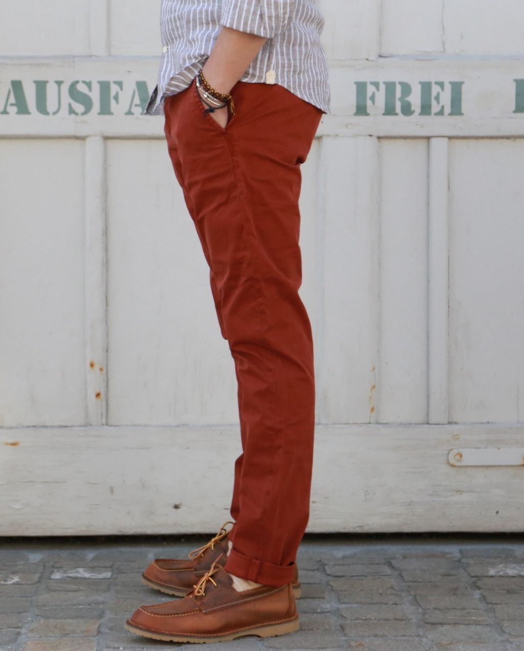 TEO CHINO bordeaux