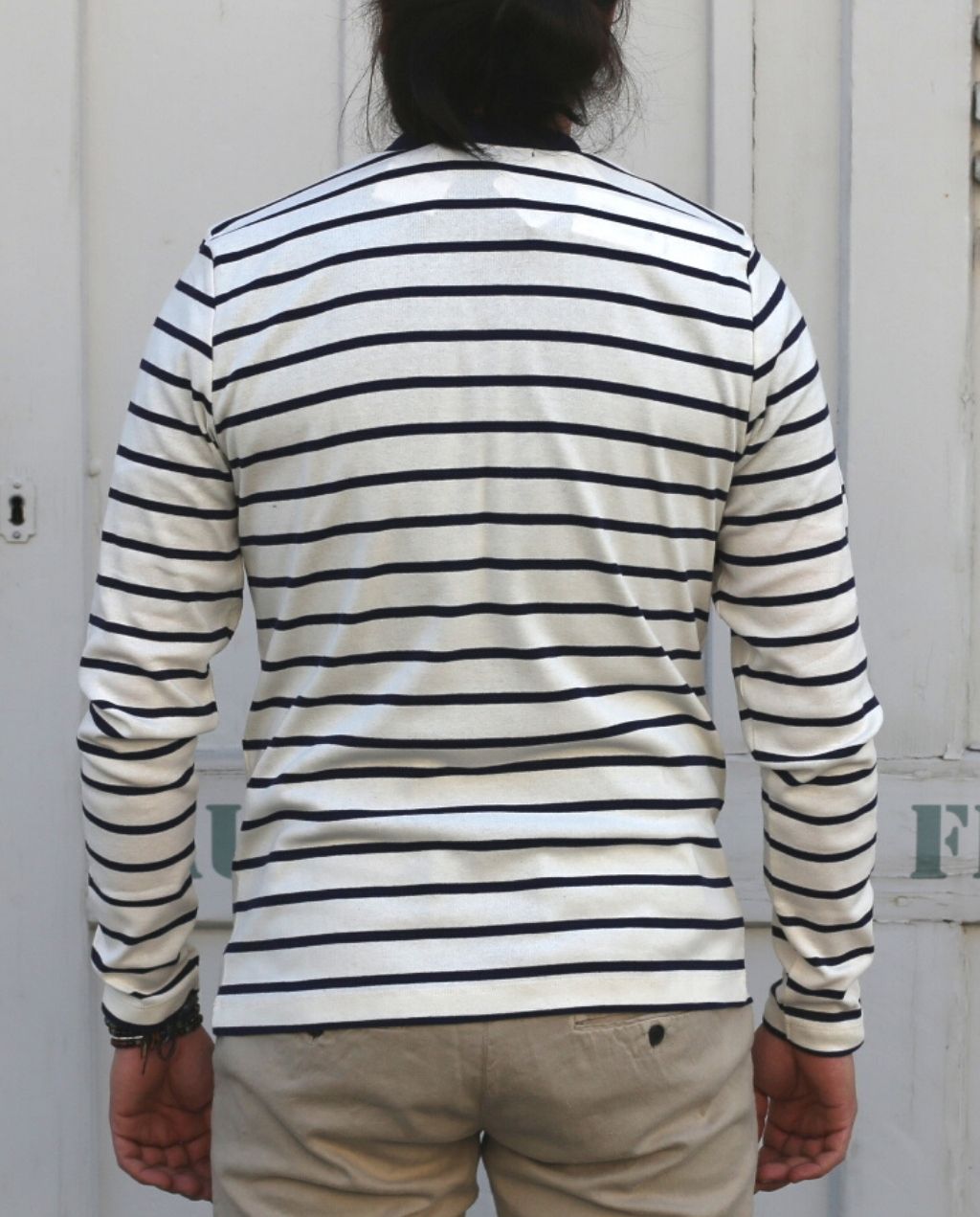 NEZER BRETON STRIPE navy