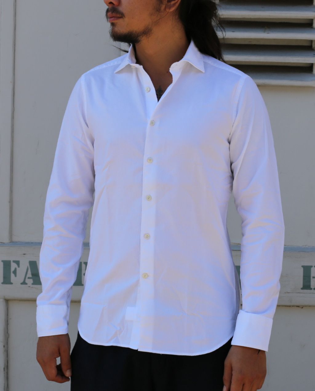 WHITE SHIRT slim fit