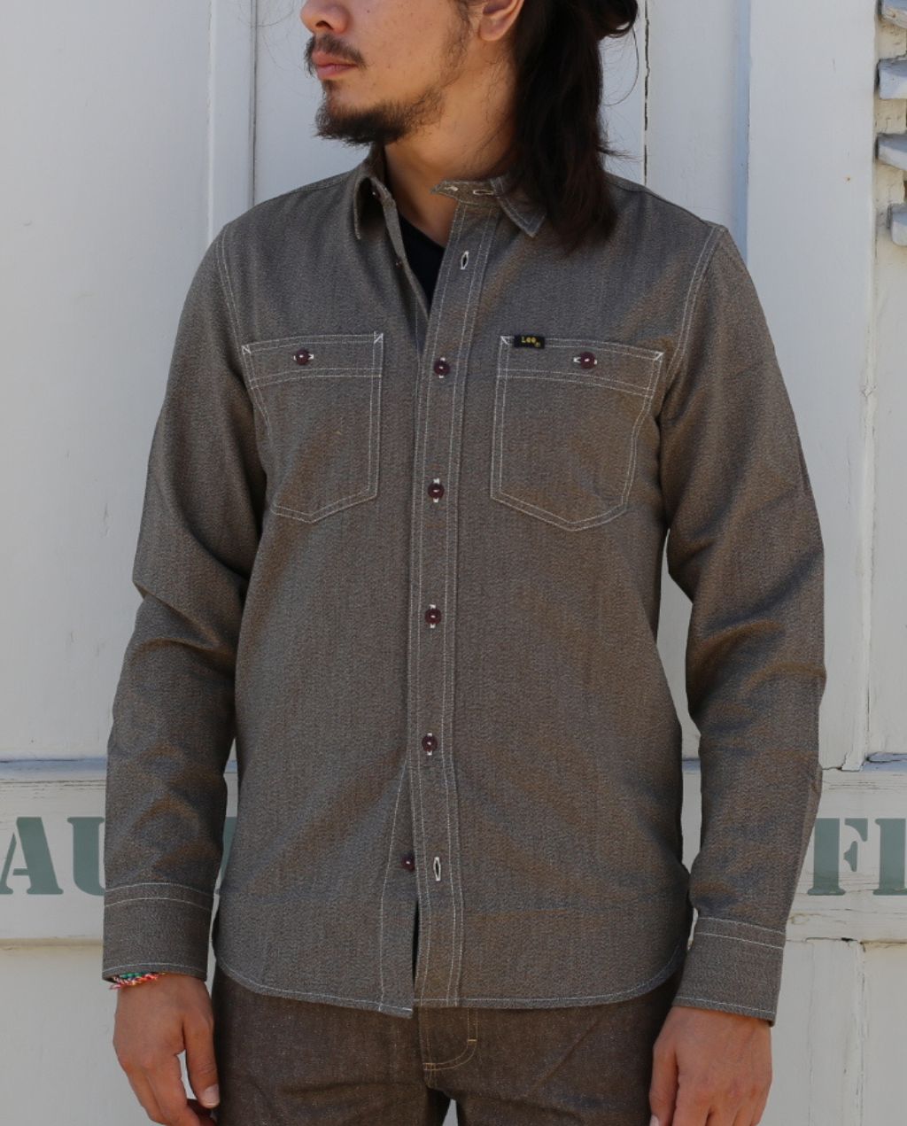 101 WORKWEAR SHIRT BISTRE brown