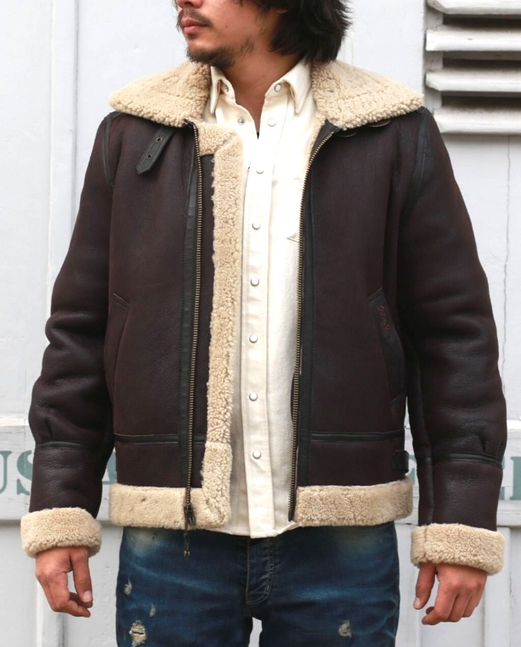 SCHOTT NYC B3 LC1259 BRAUN (Cordovan 81)