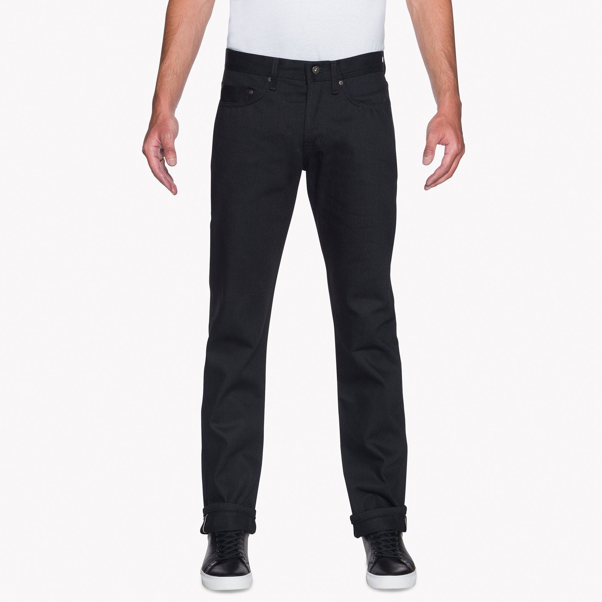WeirdGuy Solid Black Selvedge Black