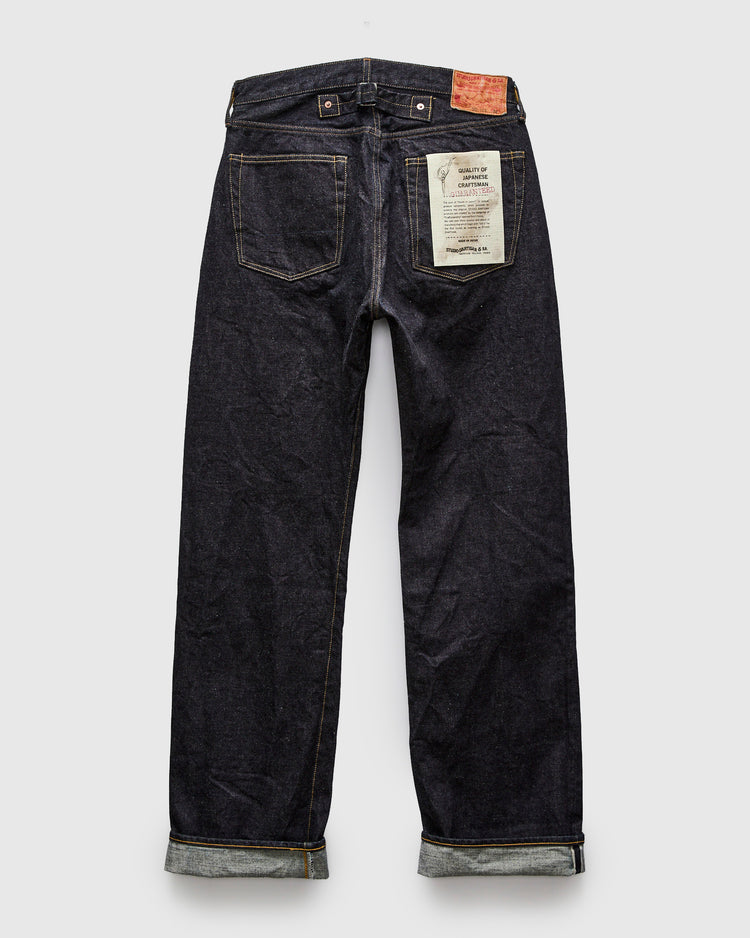 SD-102CBW Straight Cinch-Back Jeans, unsanforized, one wash