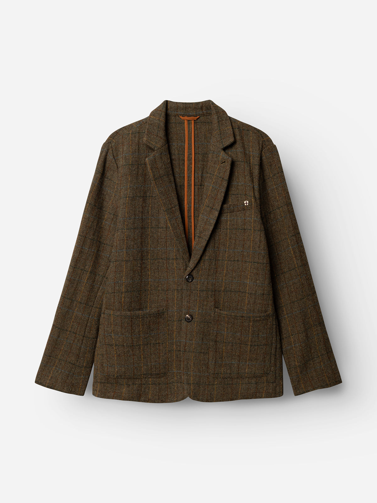 BGleopardi Skotch Blazer Brown Check