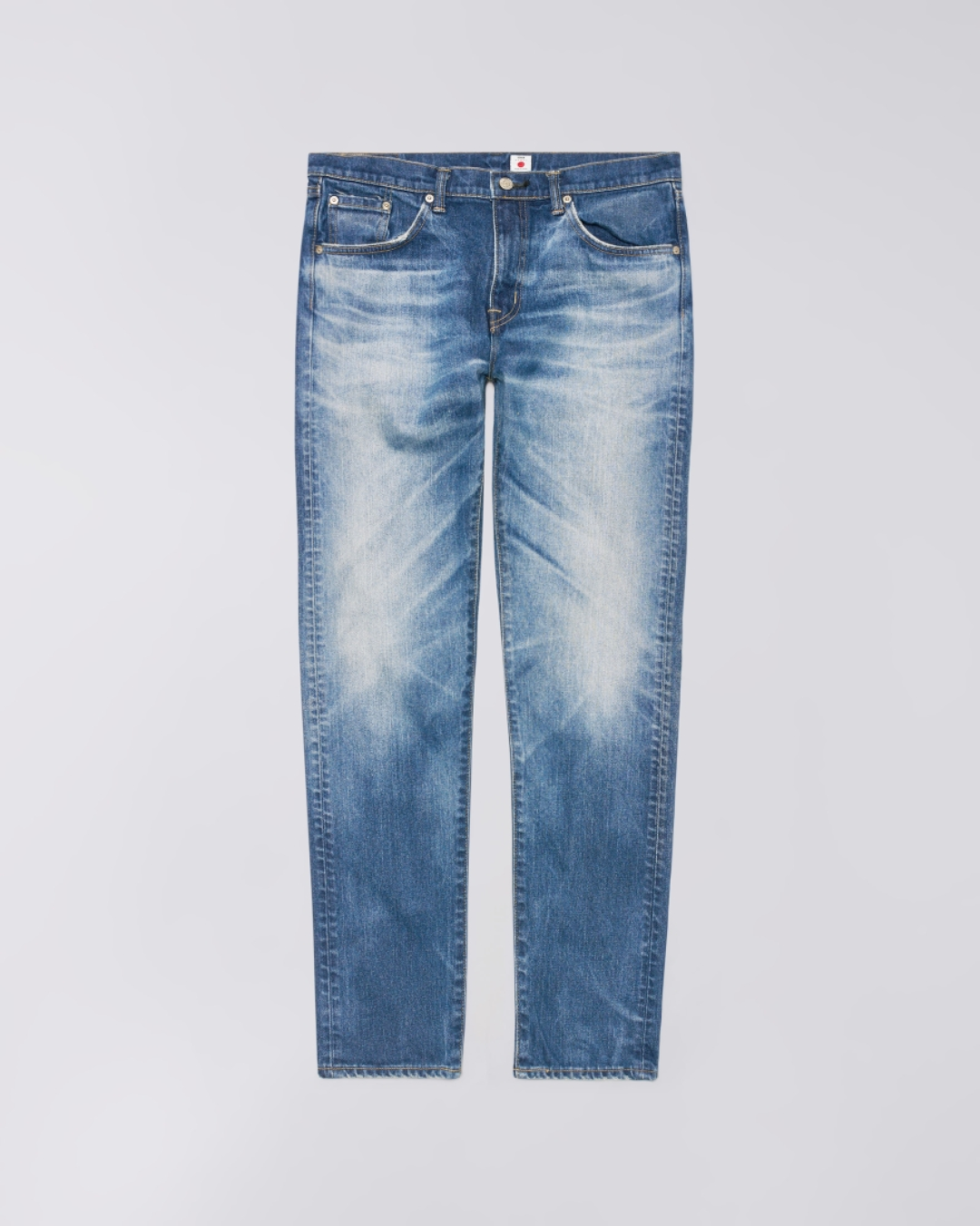 Slim Tapered Jeans - Blue Mid Dark Used