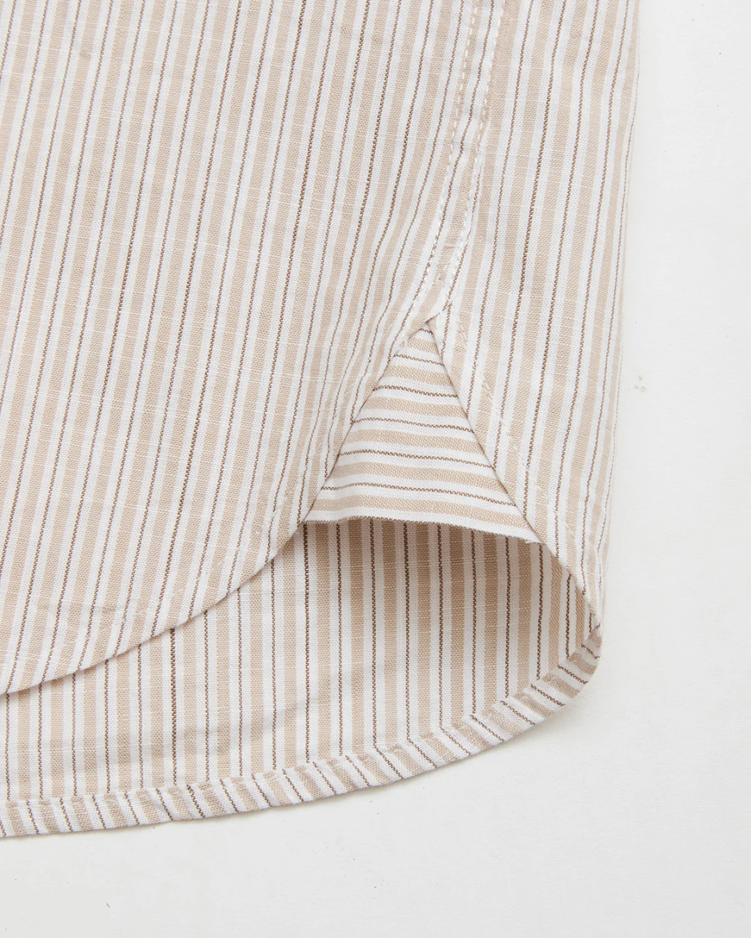 Basso Meco Shirt beige Stripe