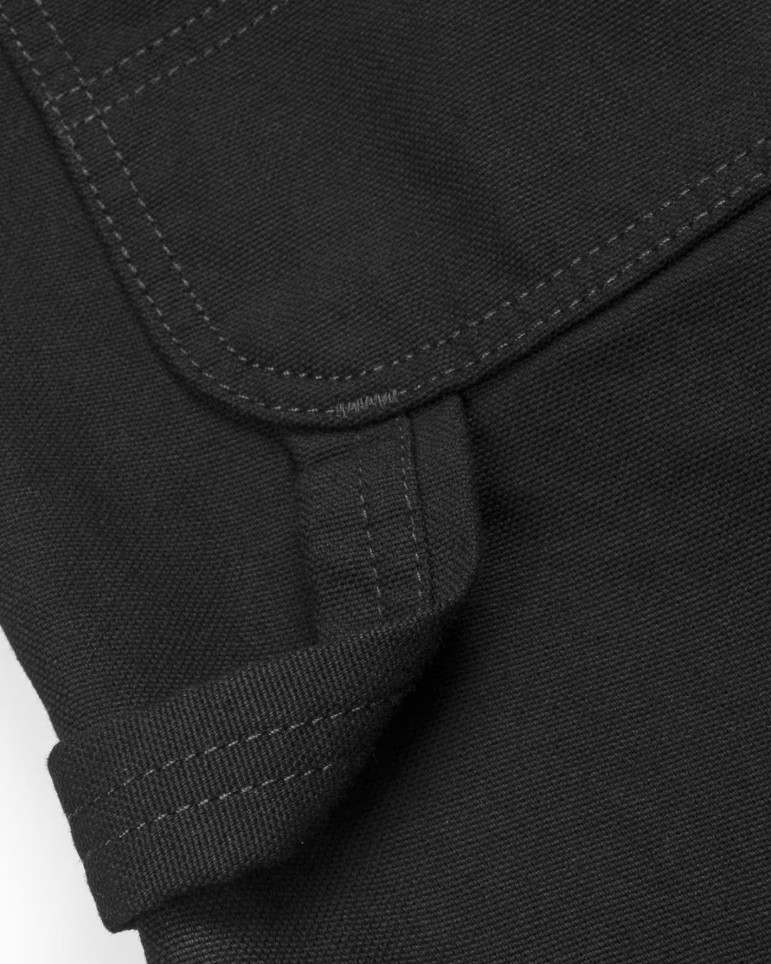 Bib Overall Black Rised