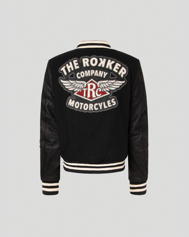 College Jacket - Black White