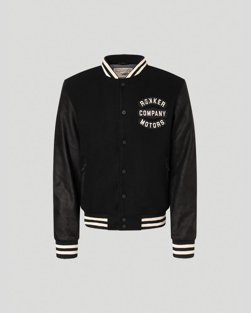 College Jacket - Black White