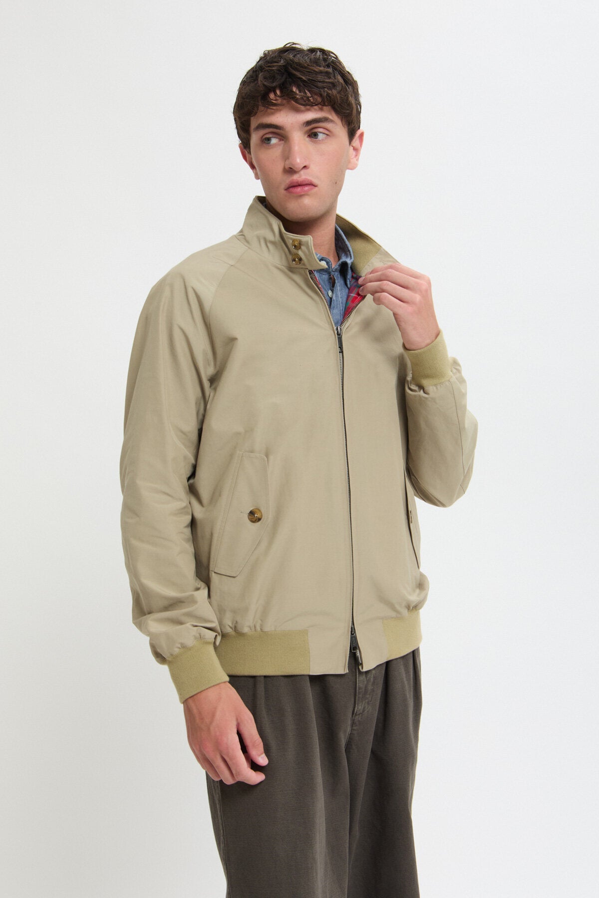 G9 Harrington Jacket- Natural