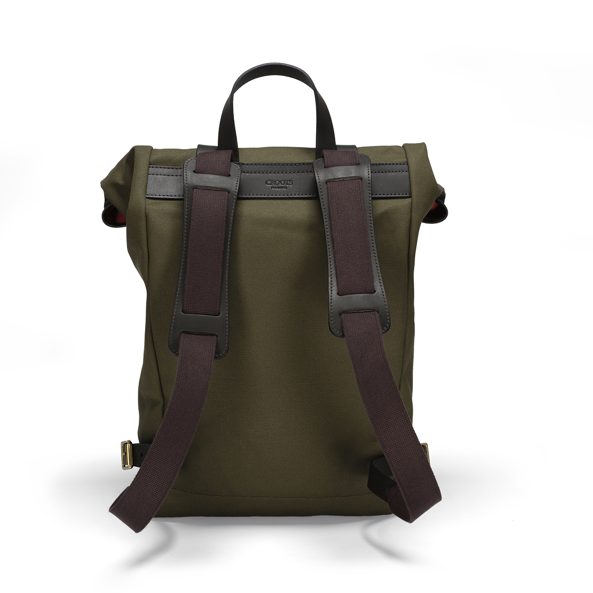 British Twill Rolltop Backpack Olive