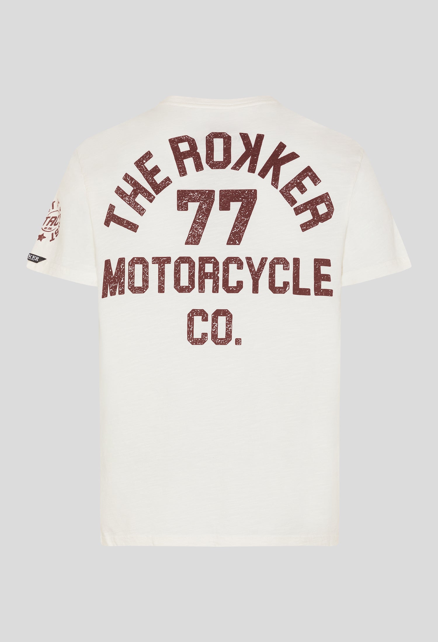 MOTORCYCLE 77 CO. T-SHIRT white