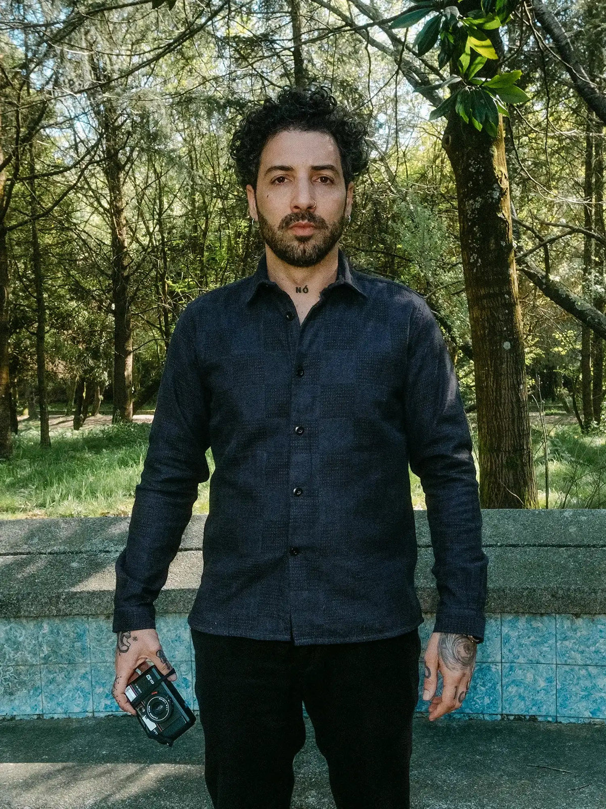 Flannel Shirt Sambiti Marine