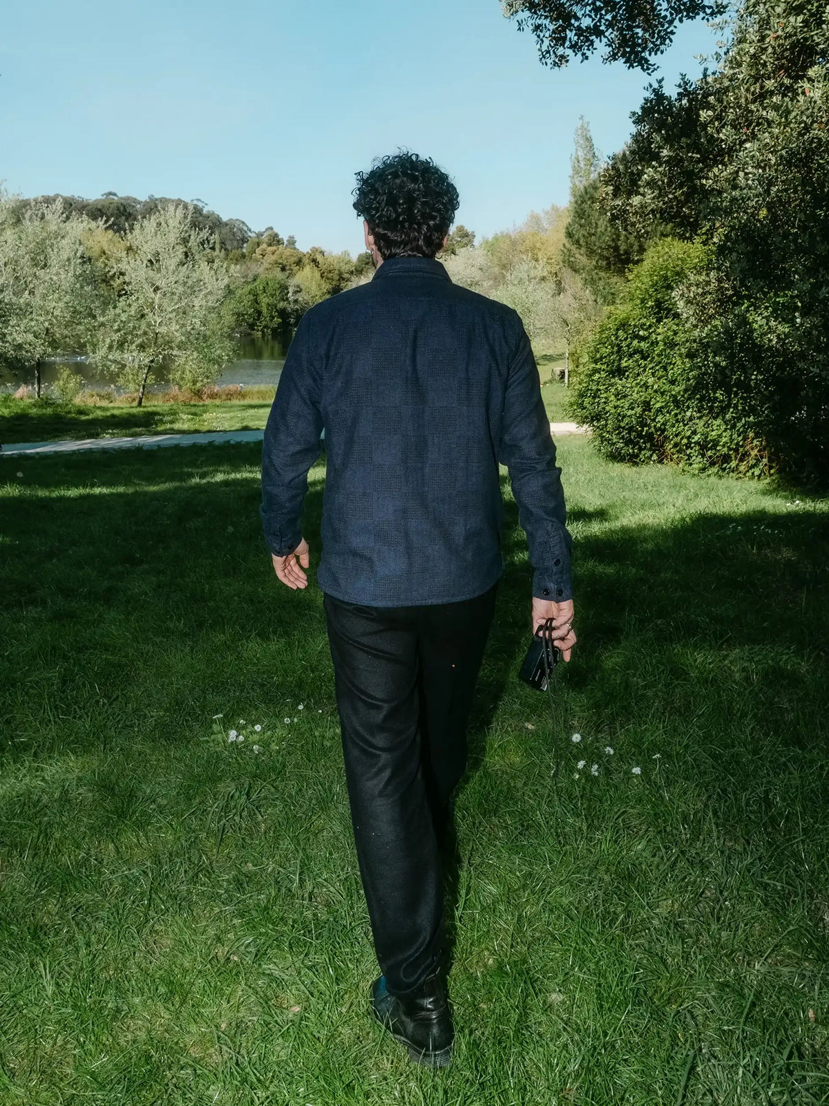 Flannel Shirt Sambiti Marine