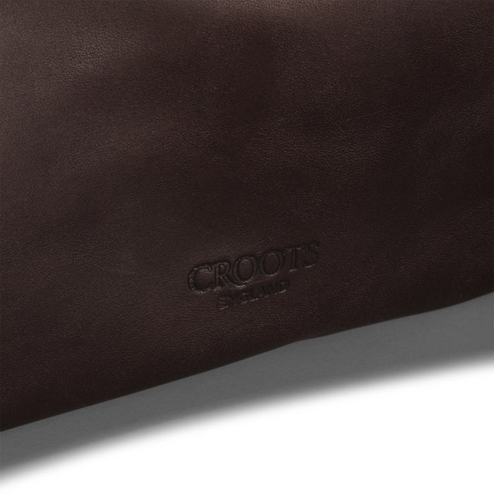 Vintage Leather Field Tote Bag Dark Brown