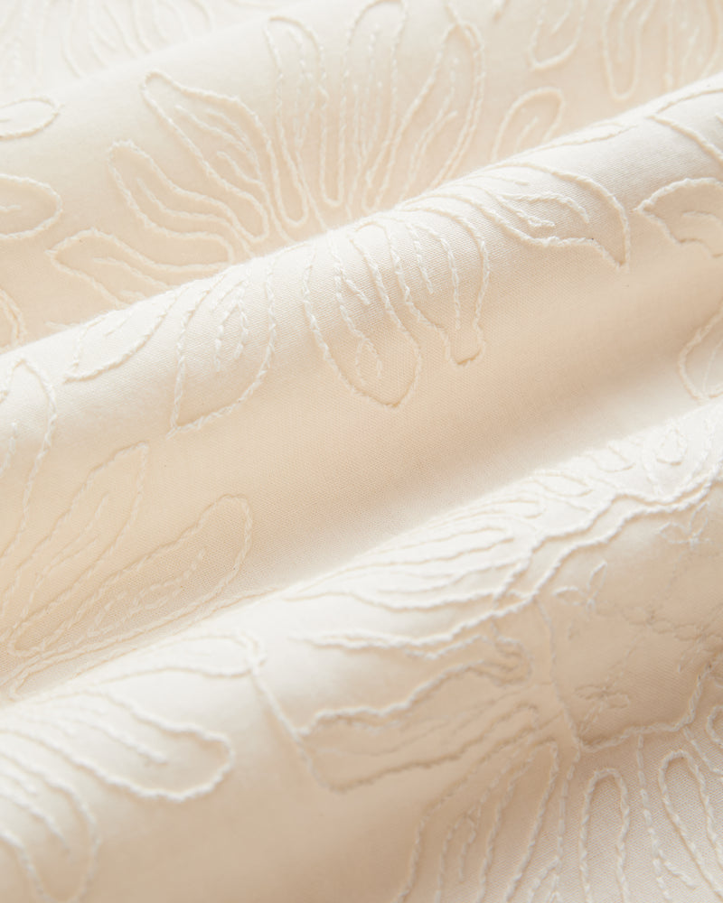 Duke Kurzarmhemd mit Bowling Kragen  - offwhite