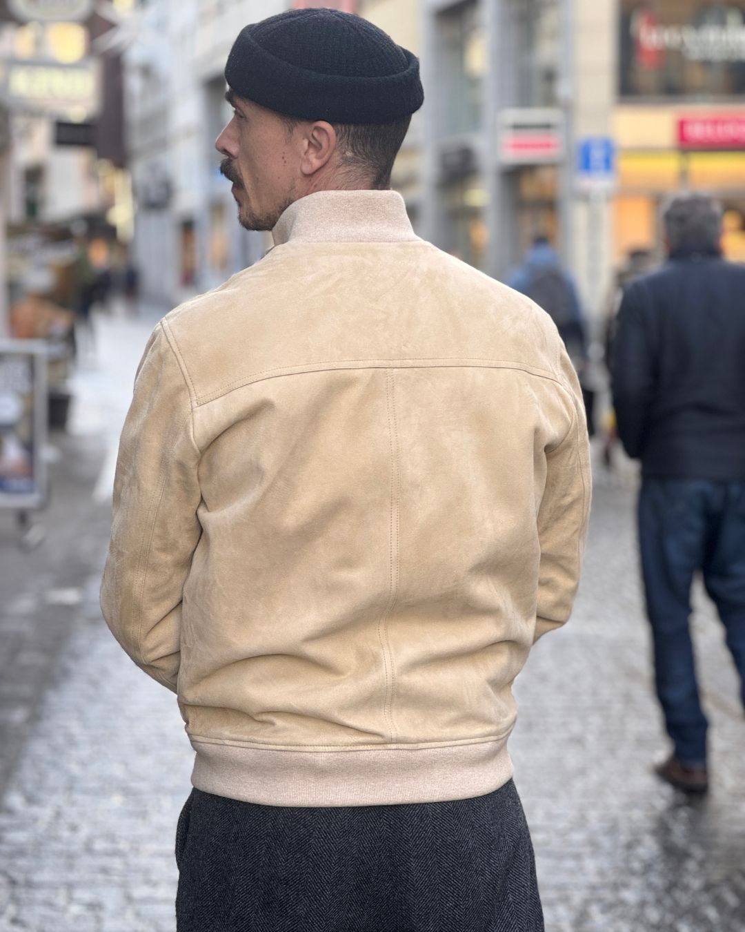 Clint Suede Pieno Fiore - Mastice