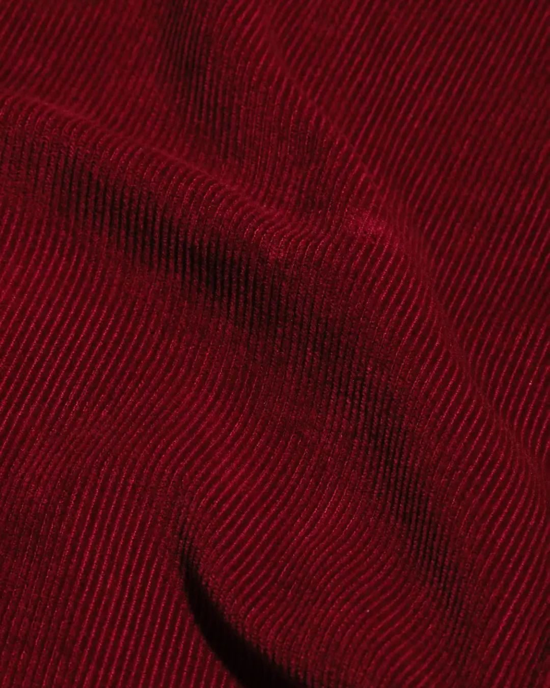 Cordhemd Via Burgundy