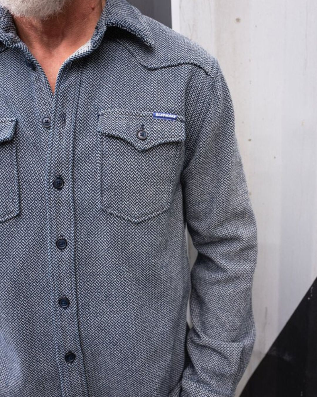 Art. 241 Herringbone Hemd Gerade