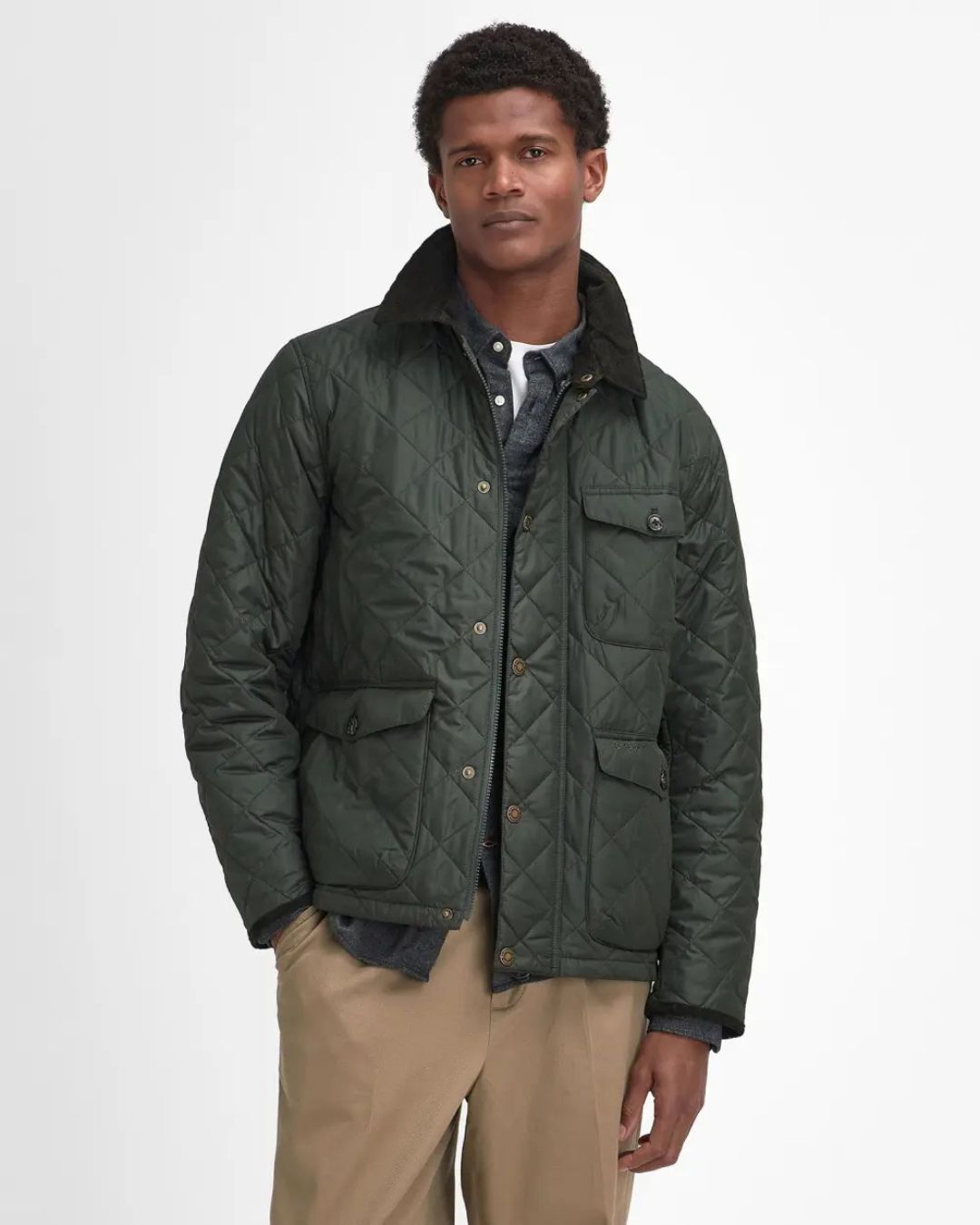 Steppjacke Hornby - Olive