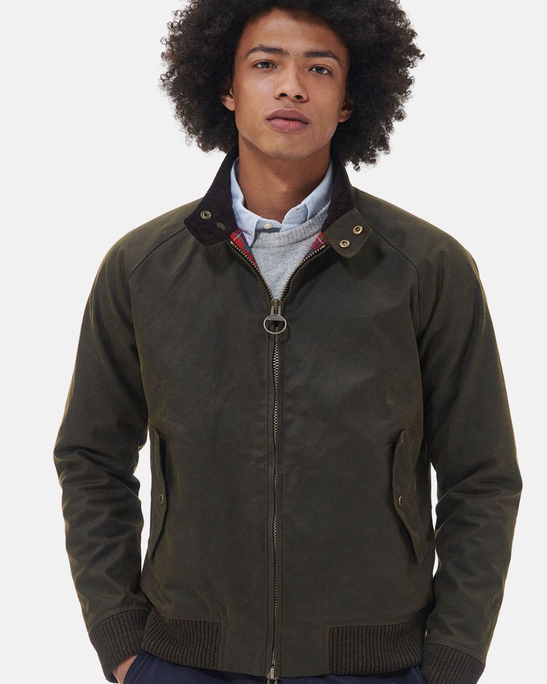 BARBOUR X BARACUTA Olive