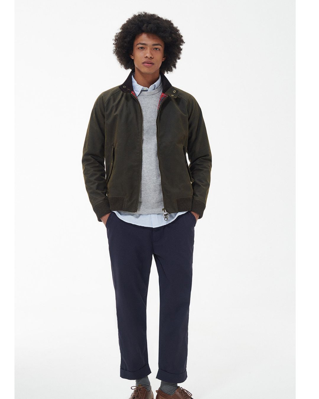 BARBOUR X BARACUTA Olive