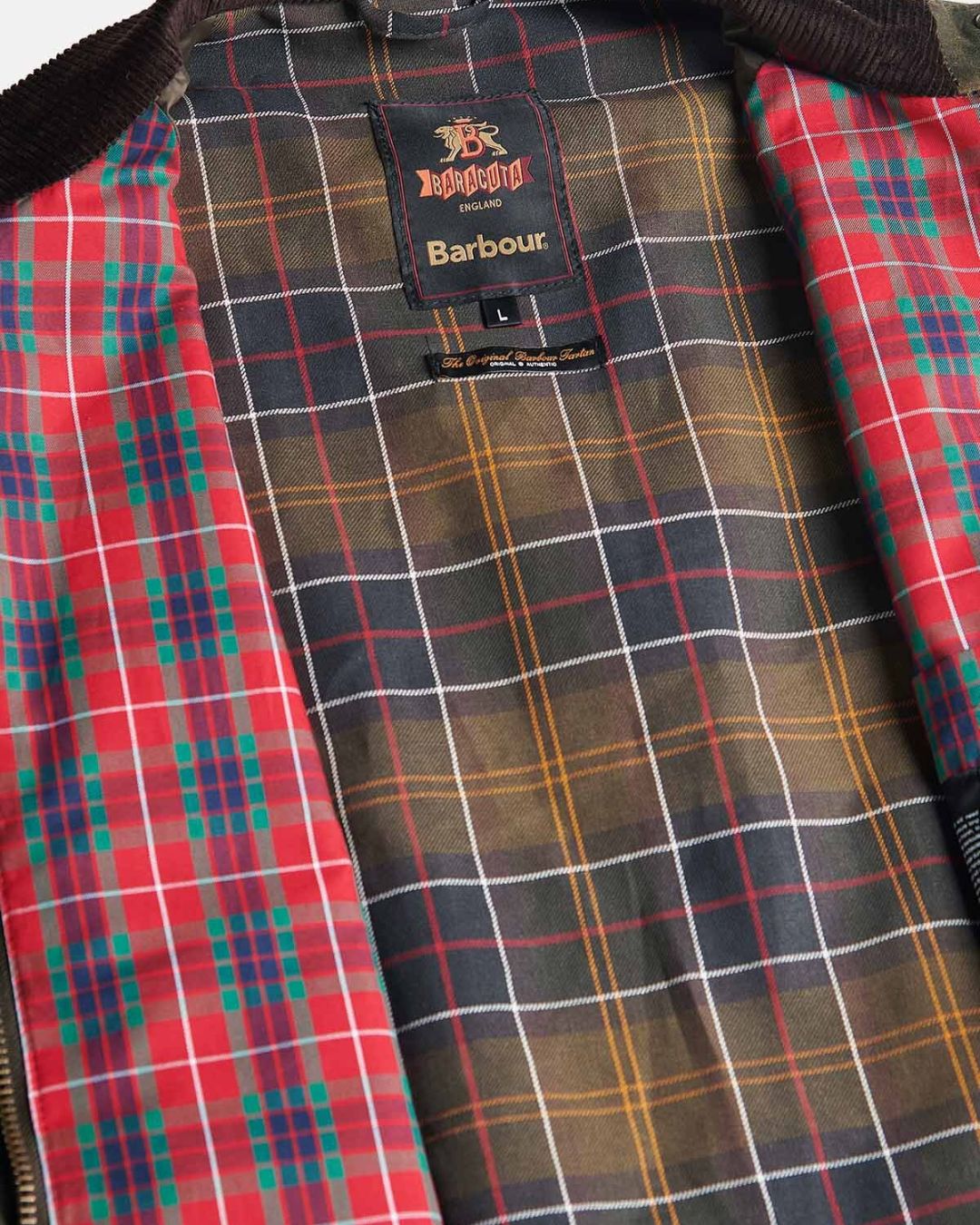 BARBOUR X BARACUTA Olive