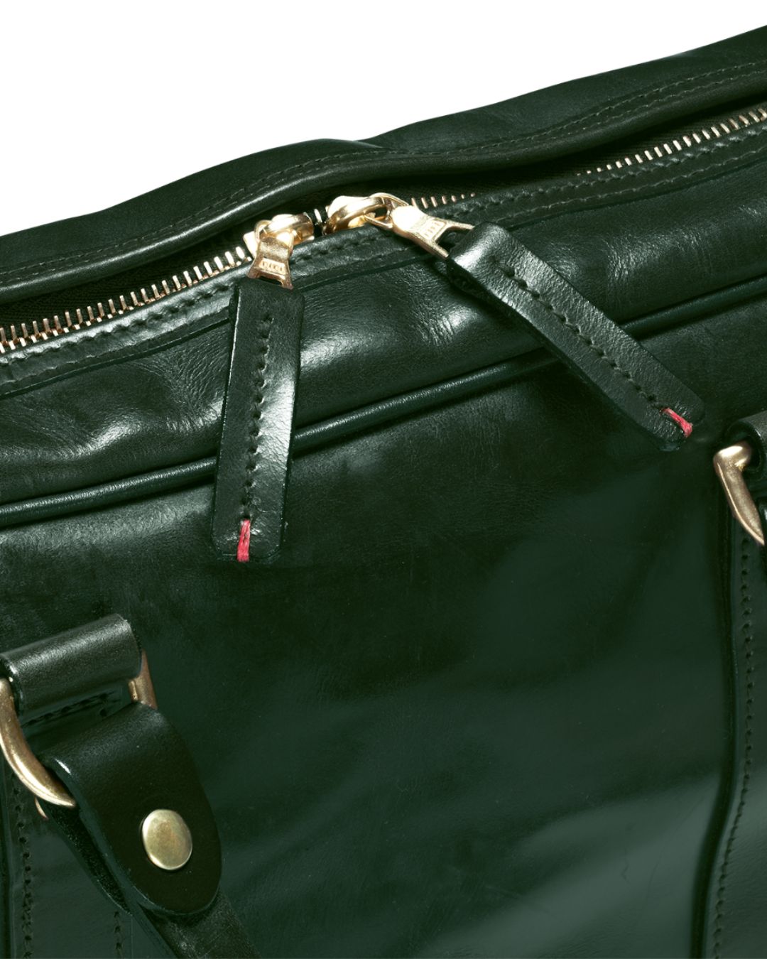 Malton Bridle Leather Laptop Bag -  Racing Green