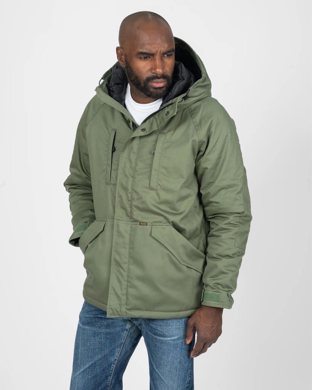 8oz Sateen/Primaloft® Winter Parka Jacket - Olive