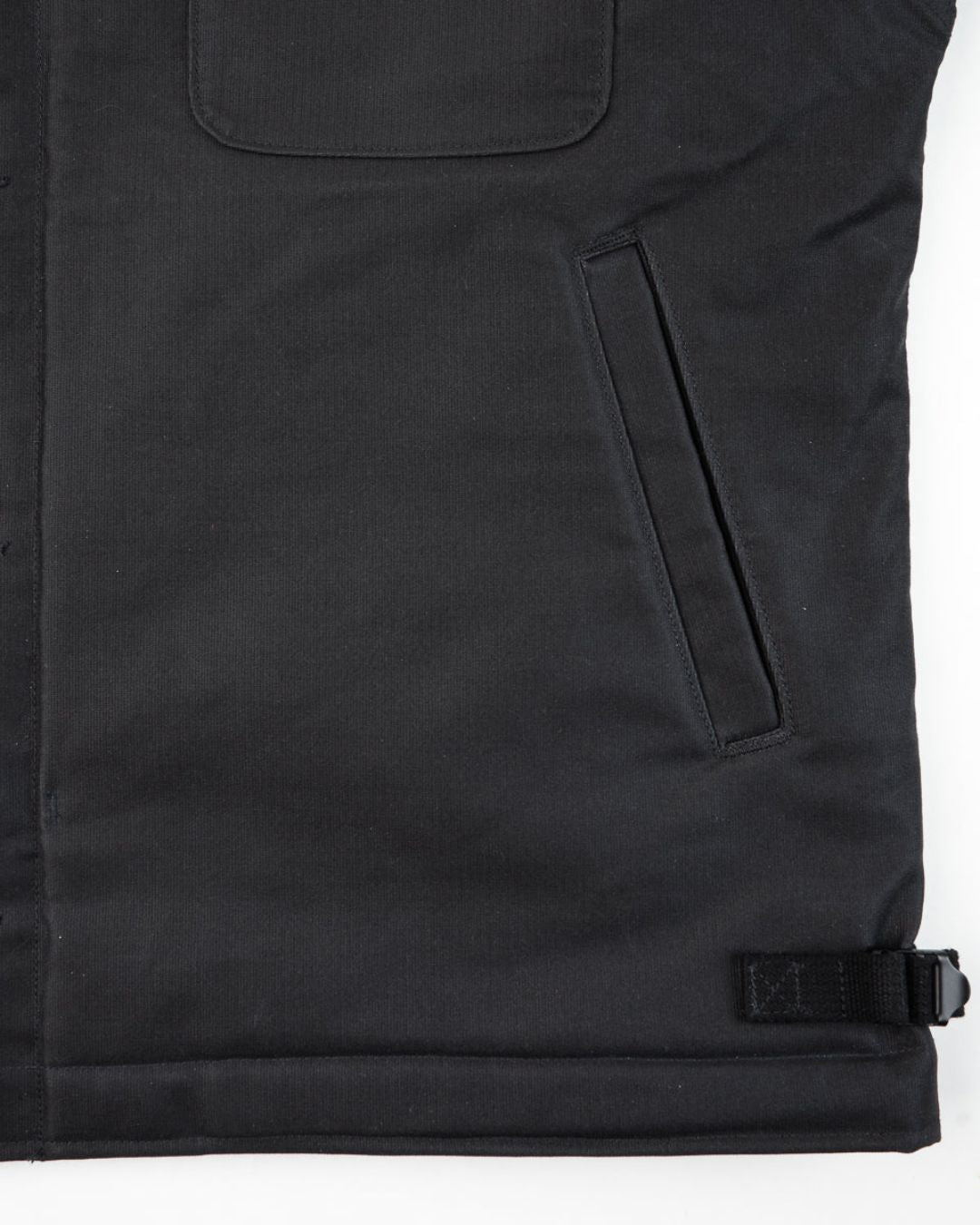 Oiled Whipcord A2 Deck Jacket - Black