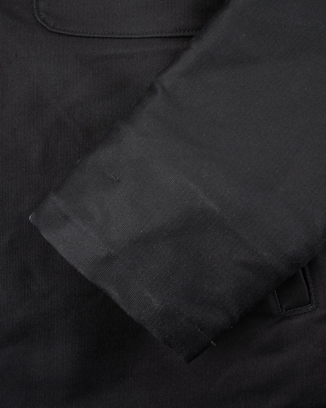 Oiled Whipcord A2 Deck Jacket - Black