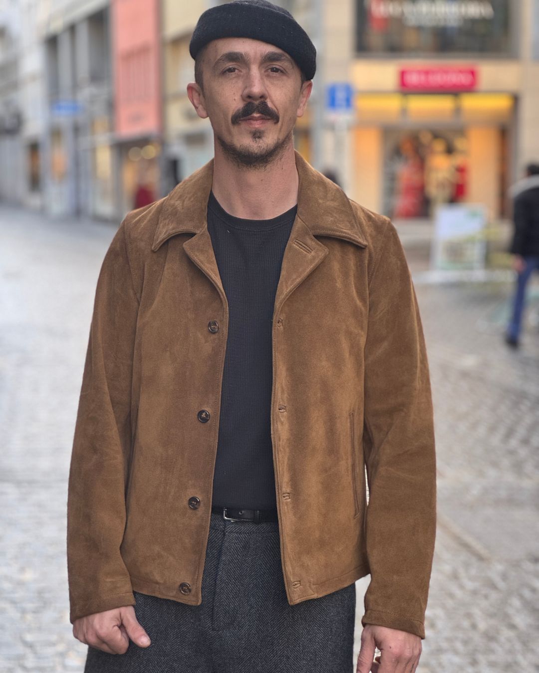 Finn Rough Suede - Tobacco