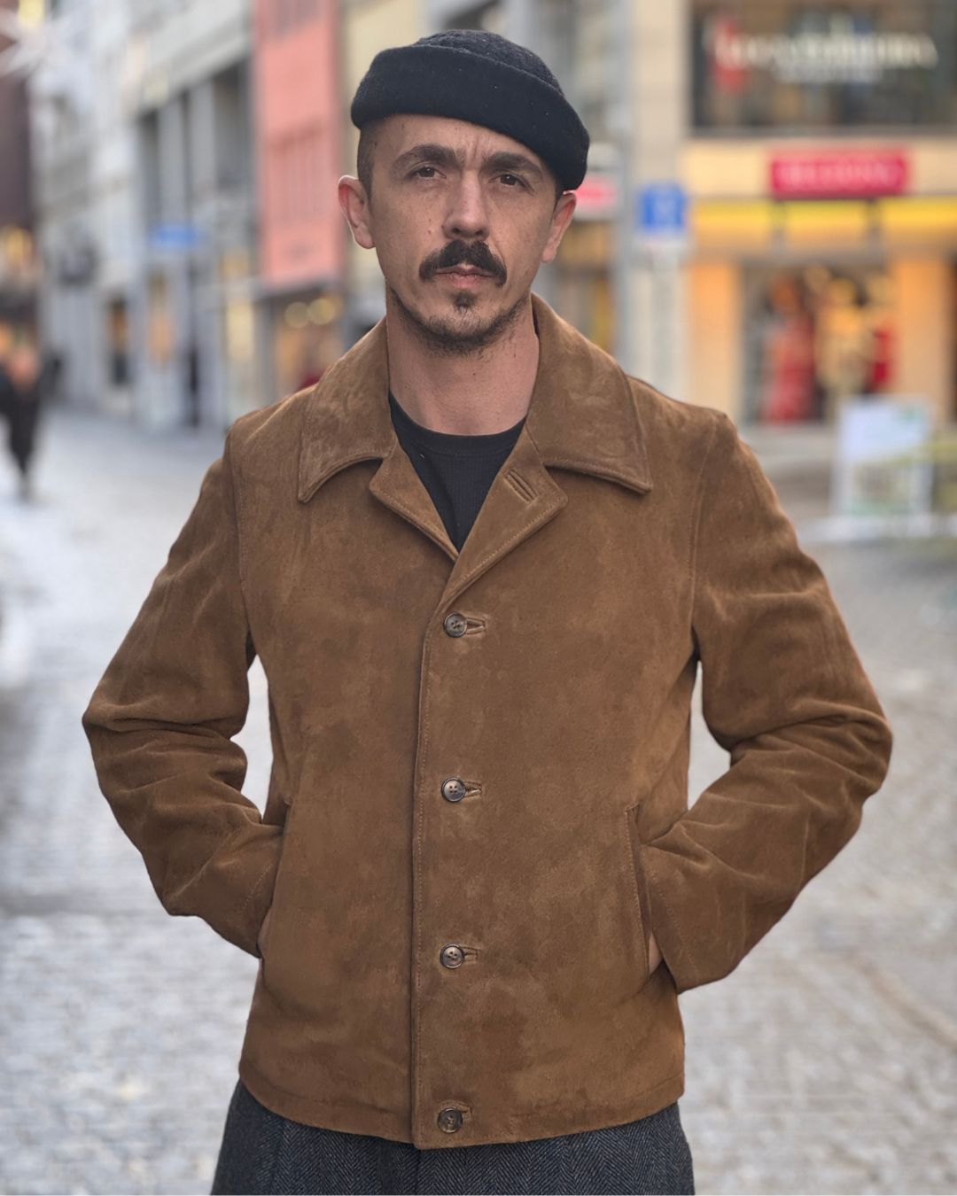 Finn Rough Suede - Tobacco