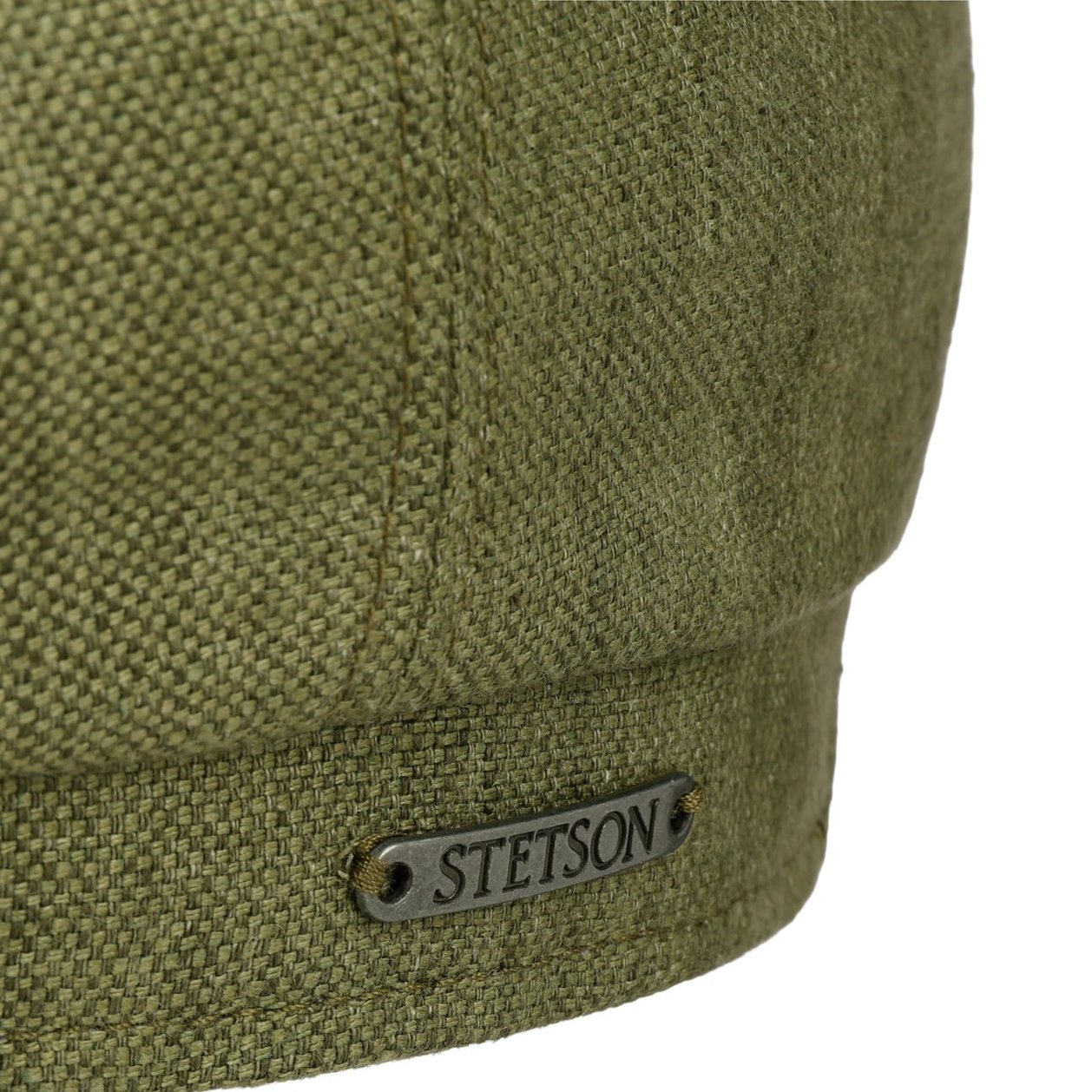 Hatteras Classic Leinen Flatcap- Olive
