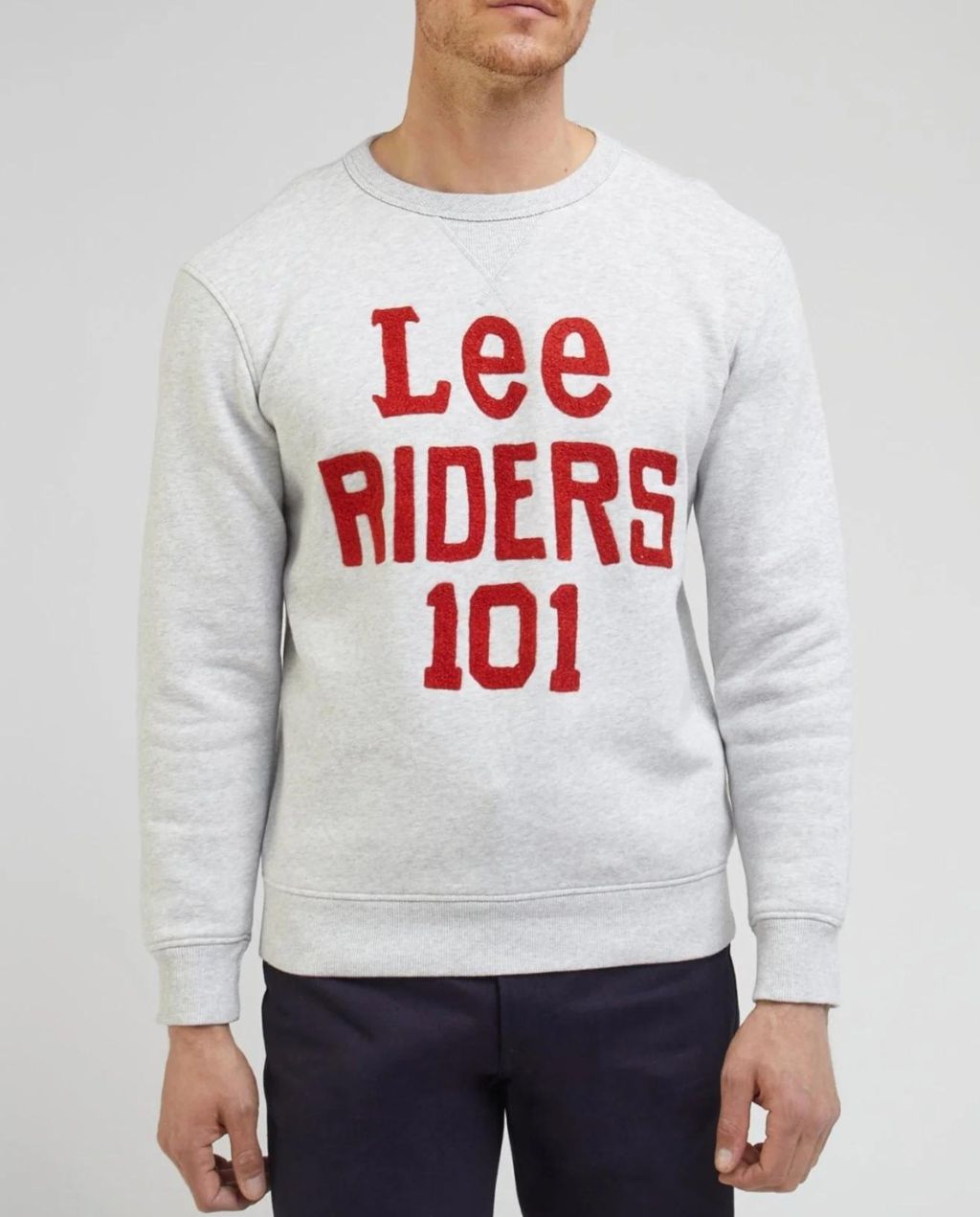 101 Regular Sweatshirt in Sharp Grey Mele