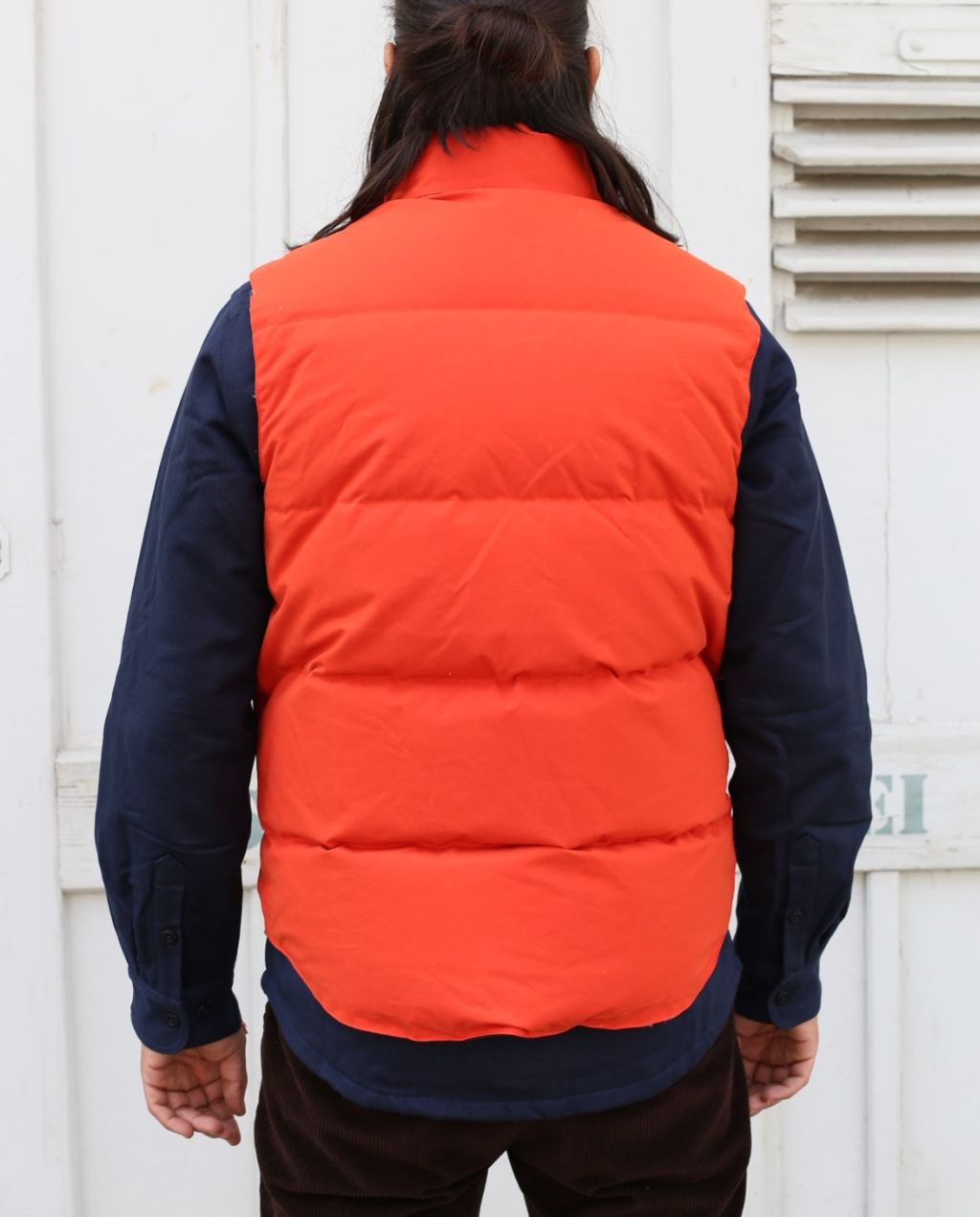 7922-DW Goose Down Vest orange