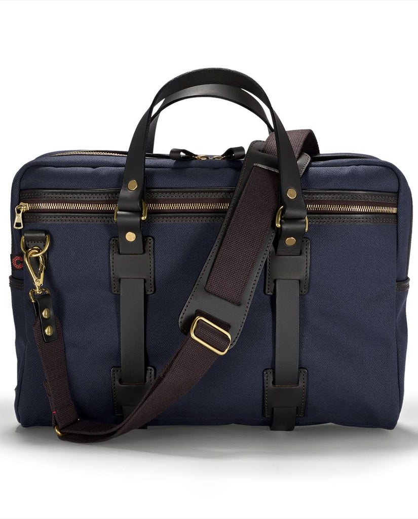 BRITISH TWILL LAPTOP BAG navy