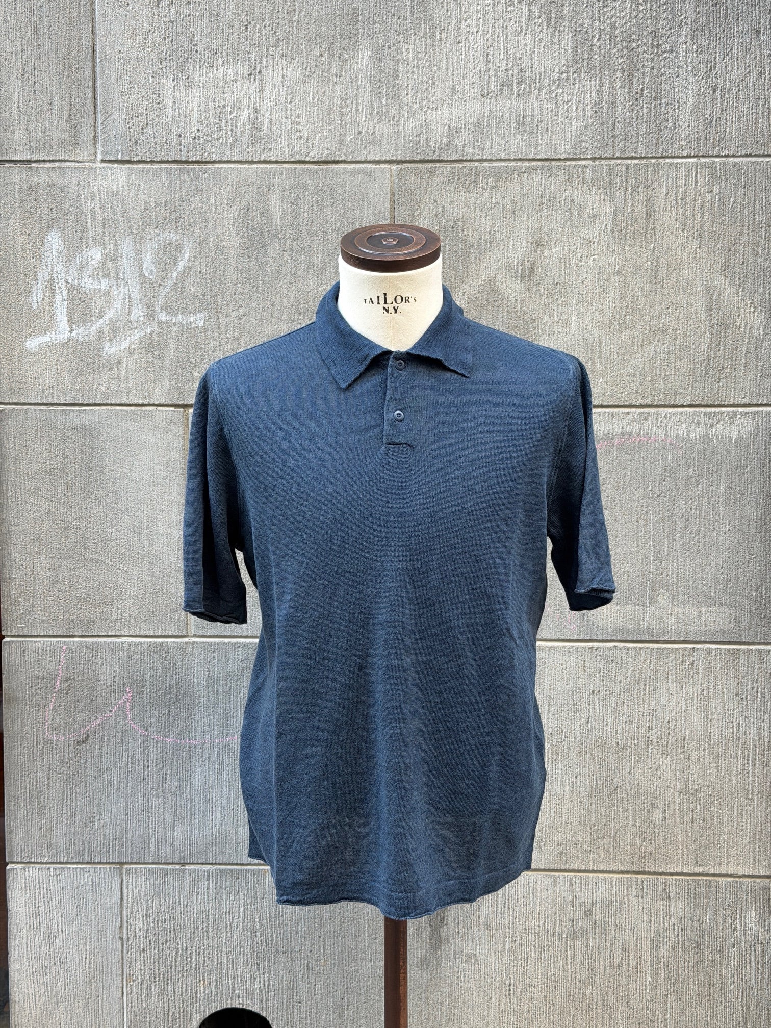 PL10 2Button Polo S/S - Light Blue